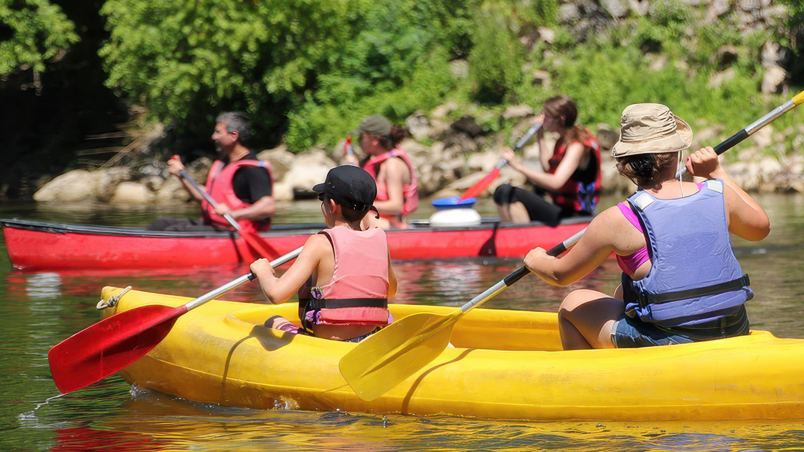 canoé kayac vallée du lot