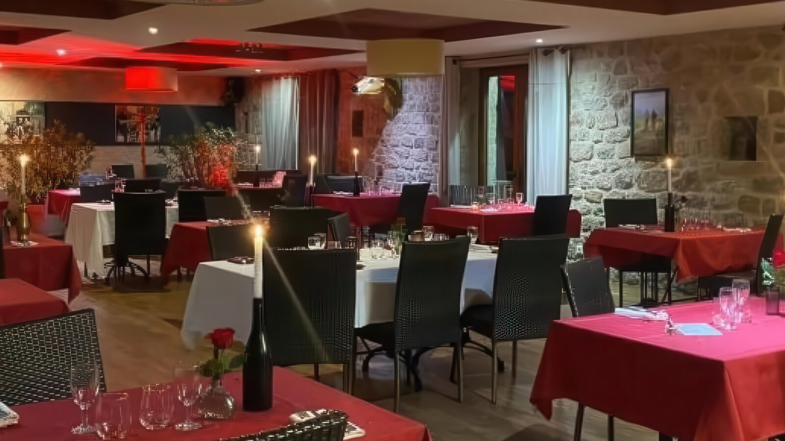 salle de restaurant l'auberge fleurie